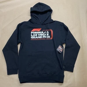NWT Formula 1 Las Vegas GP Classic Hoodie Black F1 Racing Men's Size M Medium - Picture 1 of 14