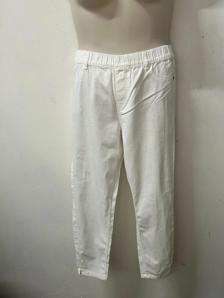 PAPAYA Ladies Cropped White High Rise Jeggings Sizes 12-22 - Image 1 of 4