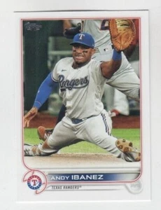 (10) Andy Ibanez 2022 TOPPS SERIES 2 CARD LOT #383 TEXAS RANGERS - Picture 1 of 1