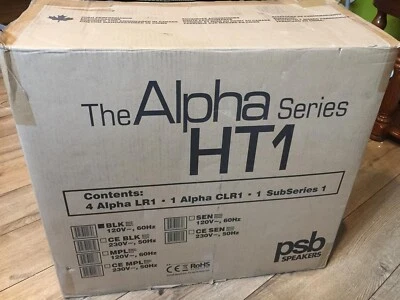 PSB Speakers the Alpha series HT1 (new open box) Foto 1 de 4