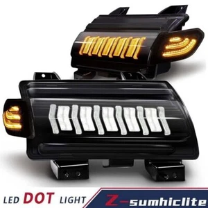 LED Fender Turn Signal Lights DRL For Jeep Wrangler JL Sahara Rubicon 2018-2024 - Picture 1 of 8
