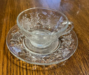 PRINCESS HOUSE POINSETTIA FANTASIA CUP AND SAUCER NEW - Picture 1 of 4