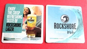 Rockshore Lager Refreshingly Irish Beer Coaster / Beer Mat - Picture 1 of 3