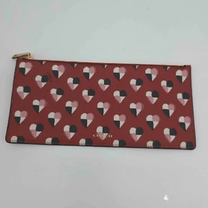 Coach Checkered Hearts Pop Pouch Replacement Zippered Wallet Carry Case - Picture 1 of 7