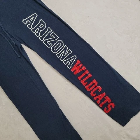 Arizona Wildcats Spell Out Women's Navy Active Wear Lounge Pants NCAA Size M Cover