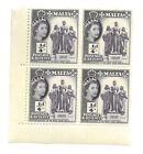 Malta QEII 1956 ¼d Monument of the Great Siege Block of 4 MNH