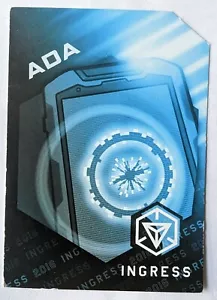 Ingress ADA Card 2016 UNREDEEMED - Zdjęcie 1 z 2