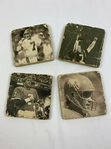 John Elway Collectors Drink Coasters 4" Square 4 Different Pics Limited Run - Bild 1 von 7