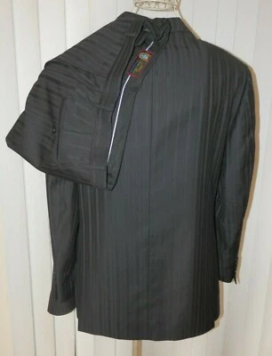 Nuevo Giorgio Fiorelli Para hombres Moderno 2 Ventilaciones Traje Chaqueta 38 S Pantalones Frente Plano 32  Foto 1 de 4