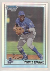 2010 Bowman Chrome Prospects Refractor /777 Yowill Espinal #BCP84