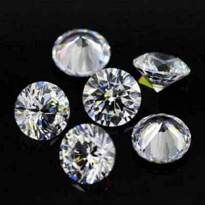 1.5 mm CVD Diamond DEF Color CVD/HPHT Lab Grown Loose Gemstones 70 pcs LOT - Picture 1 of 5