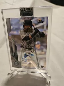 Jake Fraley Topps claramente auténtico 2020 automático - Imagen 1 de 2