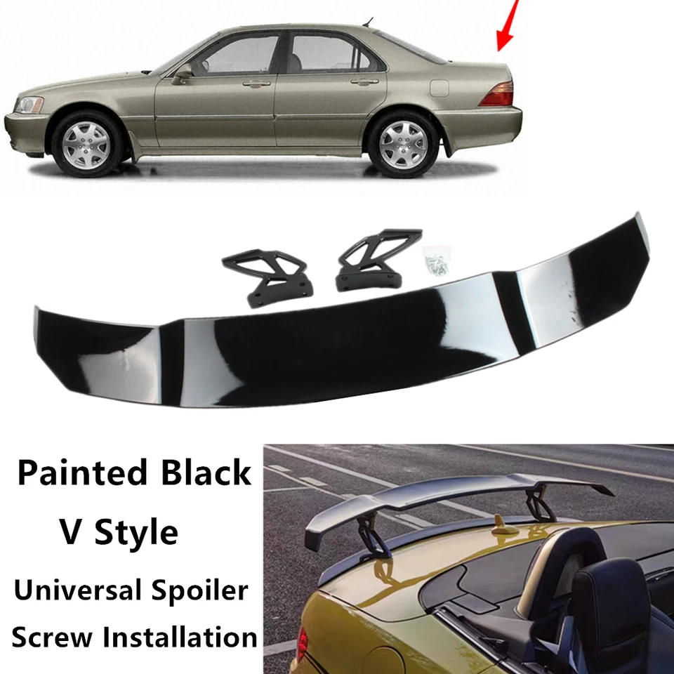 Universal Fit For Acura RL 1998-2003 Racing Style Rear Trunk Lid Spoiler Wing - Image 1 of 4