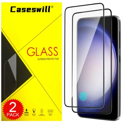 For Samsung Galaxy S25 Edge S24 S23 S22 S21 S20 Tempered Glass Screen Protector - Image 1 of 4