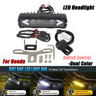 Dual Color Led Headlight Light Kit For Honda Crf110 Crf230f Crf250r Cr250 Cr125
