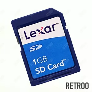 Lexar SD 1GB Memory Card Secure Digital Mobile for Phones/Cameras/Camcorders/PDA - Picture 1 of 2