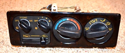 1994 1995 MITSUBISHI MONTERO CLIMATE CONTROL HEAT TEMPERATURE AC WOODGRAIN OEM Foto 1 de 4