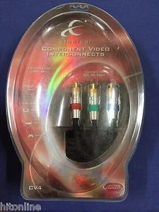 New ethereal High End 24K GOLD Component Video Interconnects 3 RCA Cables 4m - Picture 1 of 2