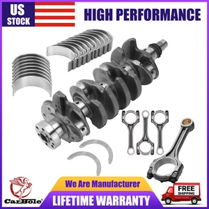 G4FJ 1.6L Turbo Engine Crankshaft + Rods + Main Rod Bearings Kit For Hyundai KIA - Foto 1 di 15