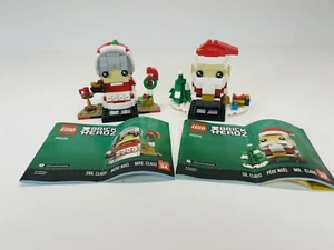 Lego Brickheadz: Santa & Mrs. Claus 40274 Complete With Instructions  - Picture 1 of 13