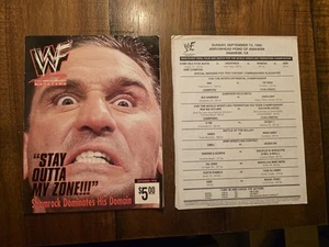 WWF Programm September 1998 Ken Shamrock Anaheim CA September 1998 C - Bild 1 von 18