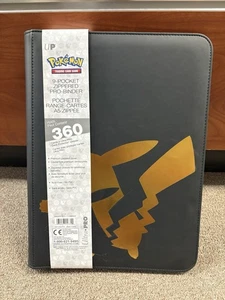 Pokemon Elite Series: Pikachu 9-Pocket Zippered PRO-Binder Organizer Aufbewahrung Neu - Bild 1 von 4