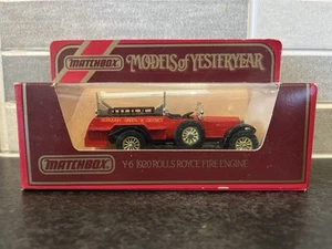 Matchbox Models of Yesteryear Y-6 1920 Rolls Royce Fire Engine - Picture 1 of 4