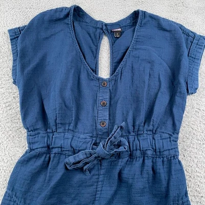 Mameluco Patagonia Mujer Pequeño Azul Algodón Orgánico Gasa Ligero Informal Foto 1 de 4