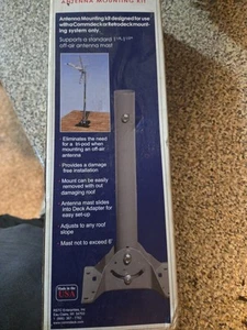 New Commdeck Deck Adapter Antenna Mounting Kit (1 1/8 - 1 1/2") 14" DECKADAPTER - Picture 1 of 4