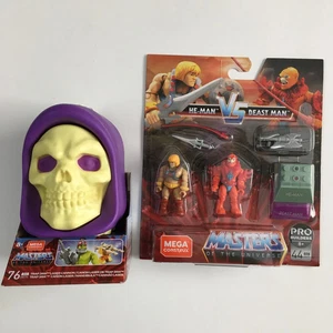 Lot Mega Construx Skull Masters of The Universe He-man Beast Man Trap Jaw - Bild 1 von 6