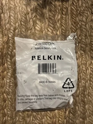 Lot of (4) - Notebook Locks - Belkin F8E550-CMK Master-Keyed - Image 1 of 2