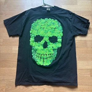 TOTENKOPF T SHIRT XL CLOVER BIKER HERREN  - Bild 1 von 2