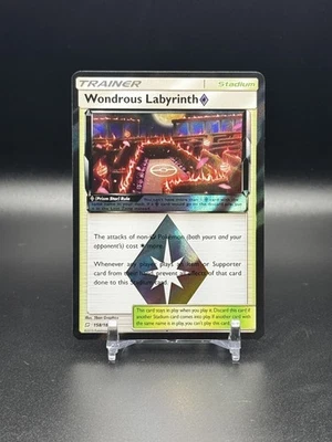 2019 POKEMON S&M TEAM UP #158 WONDROUS LABYRINTH PRISM STAR - NM - Image 1 of 2
