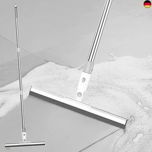 Wasserschieber Abzieher Boden Bodenabzieher Dusche Duschabzieher Langer Stiel, - Bild 1 von 5