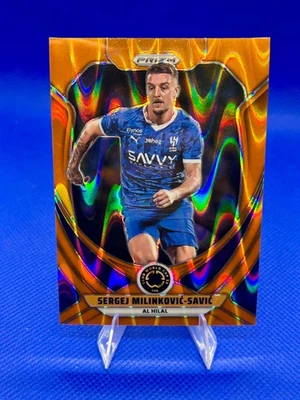 2025 Prizm FIFA Club World Cup Sergej Milinkovic-Savic Orange Seismic #17 /199 - Image 1 of 2