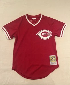 Mitchell & Ness Cincinnati Reds Barry Larkin Batting Practice Jersey - Picture 1 of 2