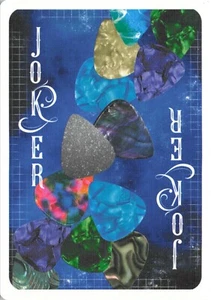 Guitar Picks Joker Single Swap Playing Card – Music Theme - Picture 1 of 2