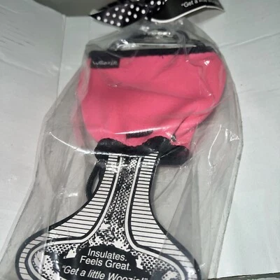 Manga de copa de vino WOOZIE rosa caliente nueva con etiquetas - aislador Coozie de copa de vino Foto 1 de 2