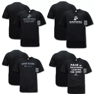 Rapid Dominance Marine Proud Patriotic Military Cotton Graphics T-Shirts Tees - Picture 1 of 17