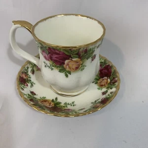 Vintage 1962 Royal Albert Old Country Roses England Fine Bone China Teetasse & Untertasse - Bild 1 von 5