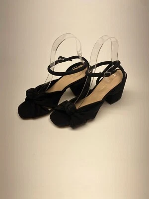 Sandalia Loeffler Randall para mujer Fiamma espalda gamuza correa al tobillo talla 7 Foto 1 de 4