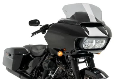 Pantalla Puig Light Smoke Tour Harley Davidson CVO Road Glide personalizada FLTRXSE 12-18 Foto 1 de 4