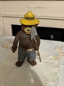 Vintage Smokey The Bear Figure- 8.25" - Hong King- circa 1970s- Great Shape - Picture 1 of 5