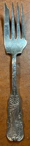 Saint Cloud By Gorham Sterling Silver Cold Meat Fork - No Mono 8-1/2" - Picture 1 of 7