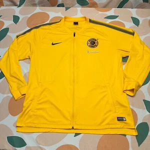 Nike Kaizer Chiefs Warm Up Track Top Jacke Herren 2XL XXL Gelb Performance - Bild 1 von 21