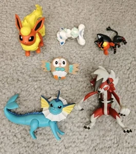 Tomy Pocket Monsters POKEMON LOT of 6 Figures PVC - Picture 1 of 7