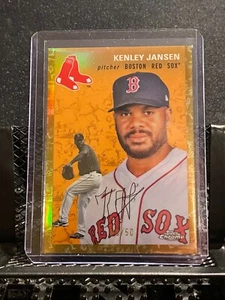 Kenley Jansen 2023 Topps Chrome Platinum Toile Gold/Rose #3/50 - Red Sox - Picture 1 of 2