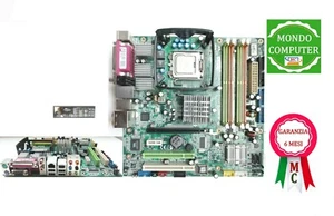 SCHEDA MADRE SOCKET 775 MSI (Medion) MS-7187 DDR2 mATX + LAMIERA /BACK PANEL - Imagen 1 de 1