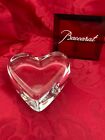 FLAWLESS Exquisite BACCARAT France Art Glass Crystal HEART Figurine Paperweight