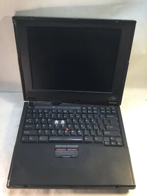 IBM ThinkPad 390 Intel Pentium MMX - SIN ALIMENTACIÓN/BISAGRA ROTA - MZ Foto 1 de 4
